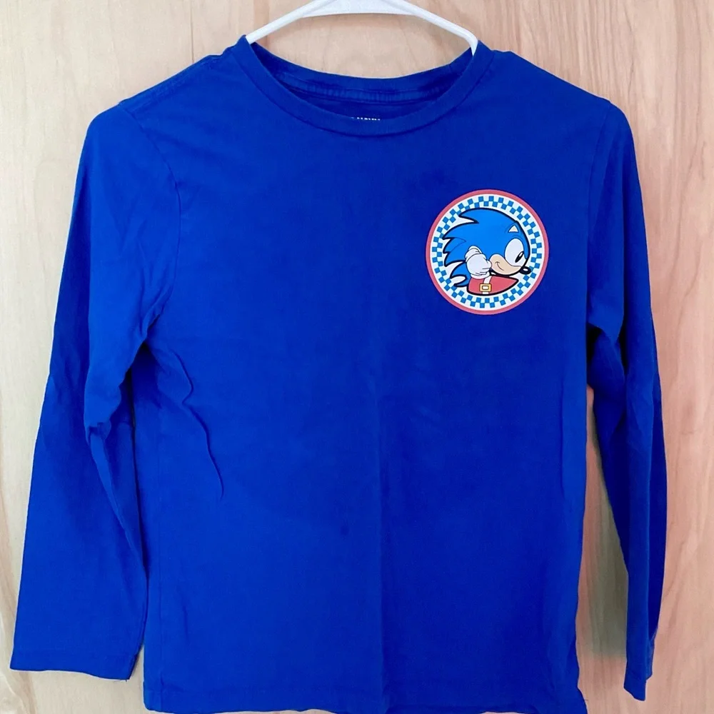Old Navy Sonic The Hedgehog Long Sleeve Tee Shirt VGUC